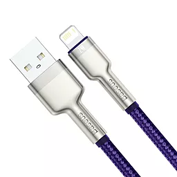 Кабель USB Baseus Cafule Series Metal 2.4A Lightning Cable  Purple (CALJK-A05) - миниатюра 2