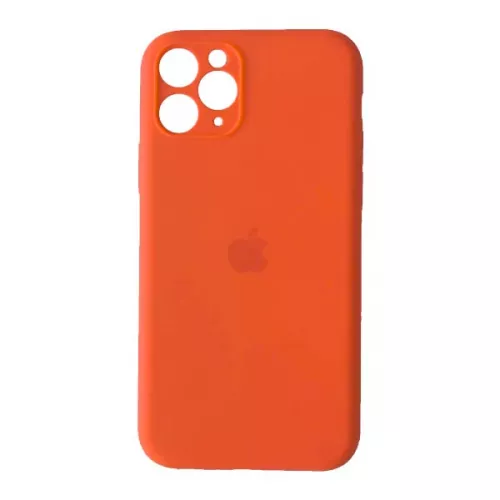 Чехол Silicone Case Full Camera Square для Apple iPhone 11 Pro Max Orange - фото 1