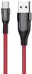 Кабель Hoco U54 Advantage USB-A - Type-C 12w 2.4a 1.2м cable Red - фото Кабель Hoco U54 Advantage USB-A - Type-C 12w 2.4a 1.2м cable Red