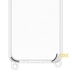 Чехол Epik Clear Case with Strap для Apple iPhone 13, iPhone 14 Black - миниатюра 7 Чехол Epik Clear Case with Strap для Apple iPhone 13, iPhone 14 Black - миниатюра 7