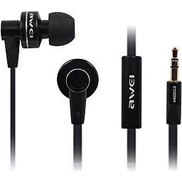 Наушники Awei ES-900M Black - фото Наушники Awei ES-900M Black