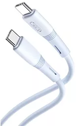 Кабель USB PD XO NB-Q226B 60W USB Type-C - Type-C Cable Blue