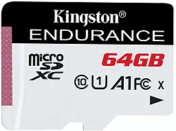 Карта памяти Kingston microSDXC 128GB Endurance Class 10 UHS-I U1 A1 (SDCE/128GB)