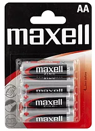 Батарейки Maxell AA (R6) Zinc BLIST 4шт. (M-774405.04.EU)