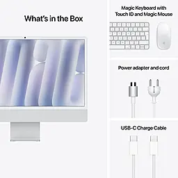 Моноблок Apple iMac 24 M4 Silver (MWUU3) - миниатюра 9 Моноблок Apple iMac 24 M4 Silver (MWUU3) - миниатюра 9