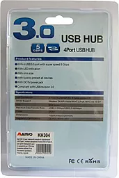 USB-A хаб Maiwo 4х USB3.0 without Power Supply (KH304-A) - мініатюра 7