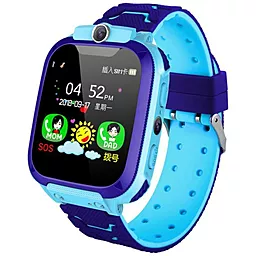 Смарт-часы Kids SM Q12B LBS+IP67 Blue - фото Смарт-часы Kids SM Q12B LBS+IP67 Blue