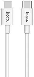 Кабель Hoco X23 Skilled USB Type-C - Type-C 15w 3a 1м cable White - фото Кабель Hoco X23 Skilled USB Type-C - Type-C 15w 3a 1м cable White