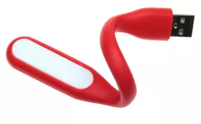 Фонарик гибкий Voltronic LED USB Red (YT8510) - фото 2