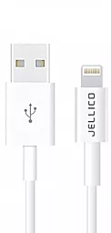 Кабель Jellico QS-07 USB-A - Lightning 12w 2.4a 1м cable White - фото Кабель Jellico QS-07 USB-A - Lightning 12w 2.4a 1м cable White