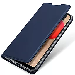 Чехол Dux Ducis с карманом визиток Samsung A025 Galaxy A02s  Blue - миниатюра 2