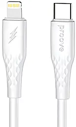 Кабель Proove GridLine USB Type-C - Lightning 27w 3a 1м PD сable White (CCGL27002101)