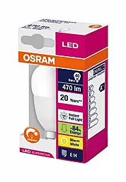 Светодиодная лампа Osram Superstar Classic P40 5.4W/840 220-240V FR E14 (4052899279711) - миниатюра 2
