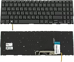 Клавиатура для ноутбука Asus UX563 series с подсветкой клавиш без рамки Black