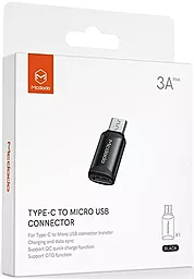 Адаптер-перехідник McDodo M-F micro USB -> USB Type-C Black (OT-7690) - мініатюра 9