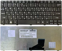 Клавіатура для ноутбуку Acer One 521 522 532 533 D255 D257 D260 D270 Happy EM 350 355  чорна