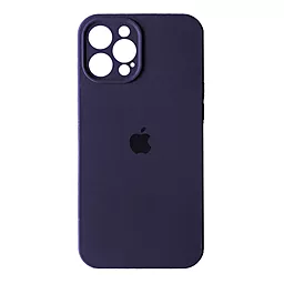 Чехол Silicone Case Full Camera для Apple iPhone 12 Pro Max new purple