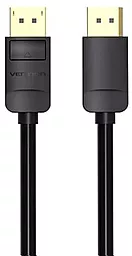 Видеокабель Vention DisplayPort - DisplayPort v1.2 5м Black (HACBJ)