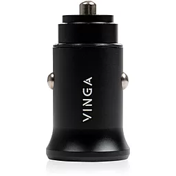 Автомобильное зарядное устройство Vinga 40w PD 2xUSB-C ports car charger black (VCPCCCC40) - фото Автомобильное зарядное устройство Vinga 40w PD 2xUSB-C ports car charger black (VCPCCCC40)