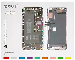 Магнитный мат Kaigexin для ремонта Apple iPhone 11 Pro Max