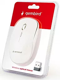 Комп'ютерна мишка Gembird MUSW-4B-01-W White - мініатюра 3