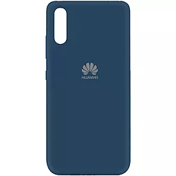 Чехол Epik Silicone Cover My Color Full Protective (A) Huawei Y8p 2020, P Smart S  Navy Blue