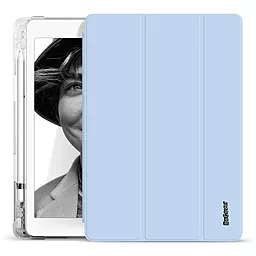 Чехол для планшета BeCover Soft TPU с креплением Apple Pencil для Apple iPad mini 6 2021 Light Blue (706757) - фото Чехол для планшета BeCover Soft TPU с креплением Apple Pencil для Apple iPad mini 6 2021 Light Blue (706757)
