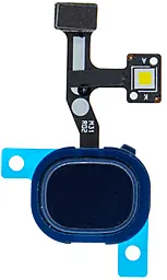 Шлейф Samsung Galaxy M31 M315F (GH96-13405A) со сканером отпечатка пальца, Original Ocean Blue