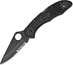 Нож Spyderco Delica 4 Black Blade (C11PSBBK) - фото Нож Spyderco Delica 4 Black Blade (C11PSBBK)