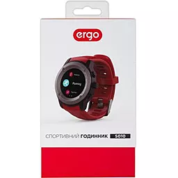 Смарт-часы Ergo Sport GPS HR Watch S010 Red (GPSS010R) - миниатюра 9