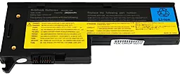 Аккумулятор для ноутбука Lenovo IBM 92P1168 ThinkPad X60 / 14.8V 2600mAh / Black - миниатюра 2