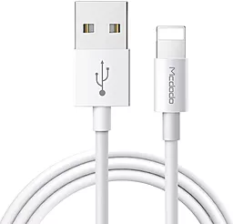 Кабель McDodo USB-A - Lightning 10w 1м cable White (CA-6020) - фото Кабель McDodo USB-A - Lightning 10w 1м cable White (CA-6020)