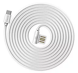 Кабель Remax Rayen USB-A - Type-C 12w 2.4a 1м cable White (RC-075a) - миниатюра 2 Кабель Remax Rayen USB-A - Type-C 12w 2.4a 1м cable White (RC-075a) - миниатюра 2
