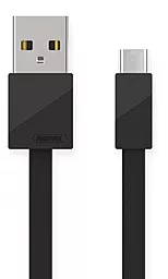 Кабель Remax RC-105a USB-A - Type-C 12w 2.4a 1м cable Black - фото Кабель Remax RC-105a USB-A - Type-C 12w 2.4a 1м cable Black