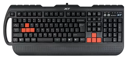 Клавиатура A4Tech X7-G700 PS/2 Black - фото 1