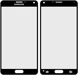 Корпусное стекло дисплея Samsung Galaxy Note 4 N910H Black - фото Корпусное стекло дисплея Samsung Galaxy Note 4 N910H Black