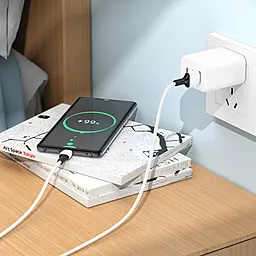 Кабель Borofone BX84 Rise USB-A - Type-C 15w 3a 1м cable White - миниатюра 3 Кабель Borofone BX84 Rise USB-A - Type-C 15w 3a 1м cable White - миниатюра 3