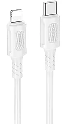 Кабель Borofone BX111 USB Type-C - Lightning 27w 3a 1м PD сable White