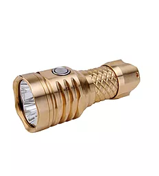 Фонарик аккумуляторный MecArmy PT16 Brass (1x16340, 1x18350)