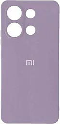{"ru": "Чехол", "uk": "Чохол"} Silicone Case Full Camera для Xiaomi Redmi Note 13 5G Lilac