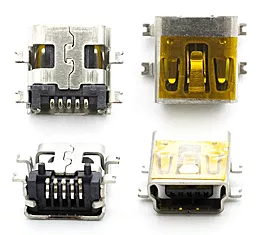 Універсальний роз'єм зарядки №17 Pin 5, Mini USB - фото Універсальний роз'єм зарядки №17 Pin 5, Mini USB