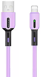 USB Кабель Usams U51 Silicone Lightning Cable Purple (US-SJ431)