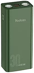 Повербанк Yoobao L30 30000 mAh 22.5W Green