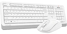 Комплект (клавіатура+мишка) A4Tech FG1012 White - мініатюра 2