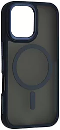 Чохол 1TOUCH New Matte with MagSafe для Apple iPhone 16 Plus Dark Blue - фото Чохол 1TOUCH New Matte with MagSafe для Apple iPhone 16 Plus Dark Blue