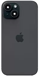 Задняя крышка корпуса Apple iPhone 15 со стеклом камеры Original Black