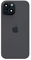 Задня кришка корпусу Apple iPhone 15 зі склом камери Original Black - фото Задня кришка корпусу Apple iPhone 15 зі склом камери Original Black