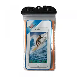 Чехол водонепроницаемый Waterproof Phosphoric для смартфонов до 7" Orange