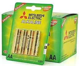 Батарейки Mitsubishi AA / LR6 Alkaline BLISTER CARD 4шт