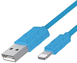 Baseus Yashine USB-A - Lightning 12w 2.4a 1м cable Sky Blue (CALUN-03) - миниатюра 5